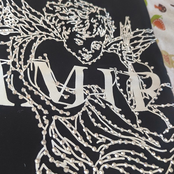 AMIRI Cherub Cupid Black Sweatpants - Picture 11 of 12